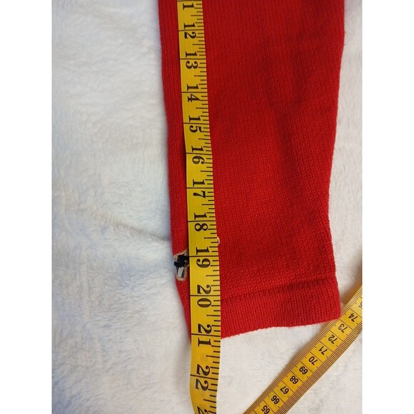 Jack B Quick Vtg Cardigan  Emroidered Scotty Dogs Sz Med Red  Shoulder Pads - Picture 10 of 11
